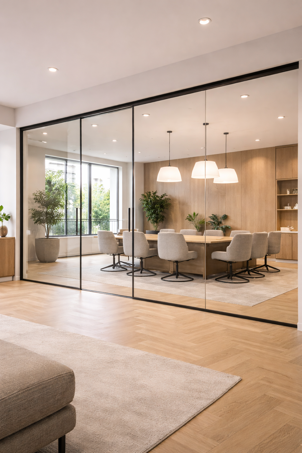 Glass Partition